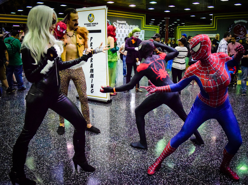 Black Cat and Kraven vs. Spider-Girl and Spider-Man
